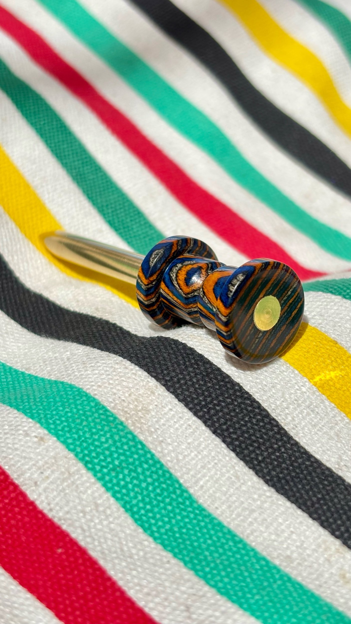 Handmade Laminated Maple golf divot tool made by ForeBonesMFG