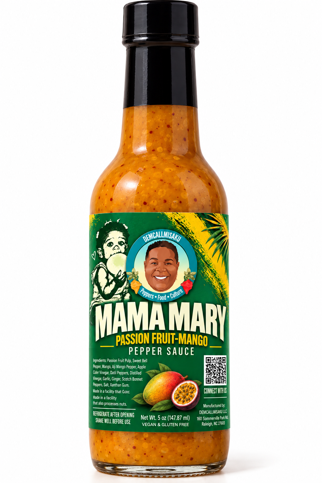 Mama Mary Passion Fruit Mango-Pre Order  Mix & Match 3 for $30 Until 10/4/26