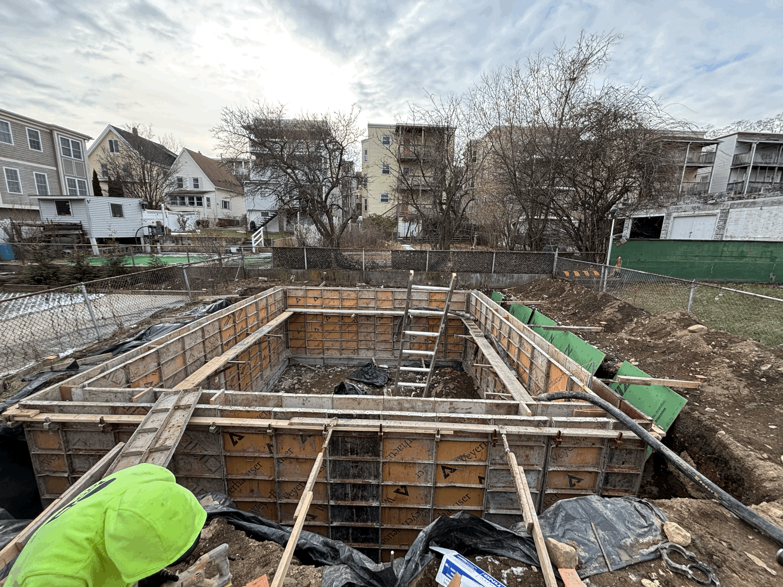 Concrete Foundation Form Building