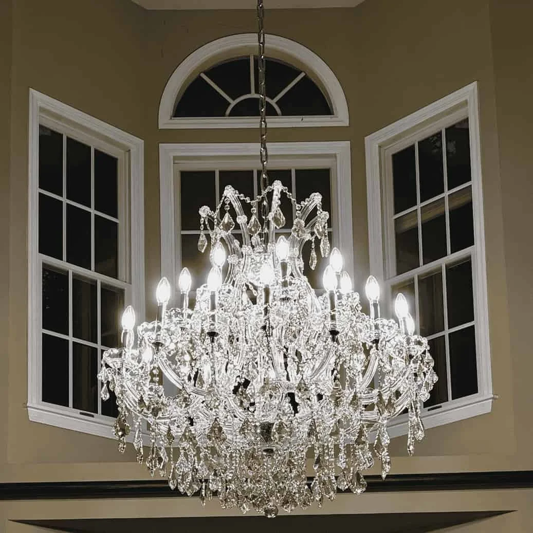 Santa Maria Chandelier installed by Spartan Home Pros