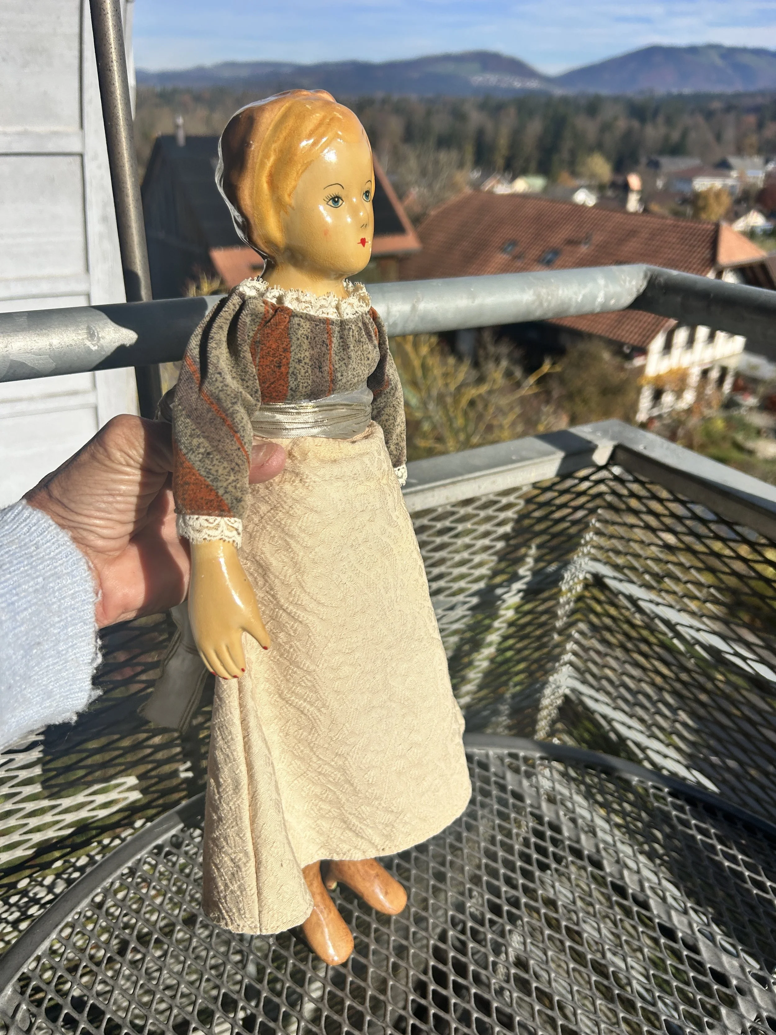 Antique German Bisque Porcelain Victorian Doll