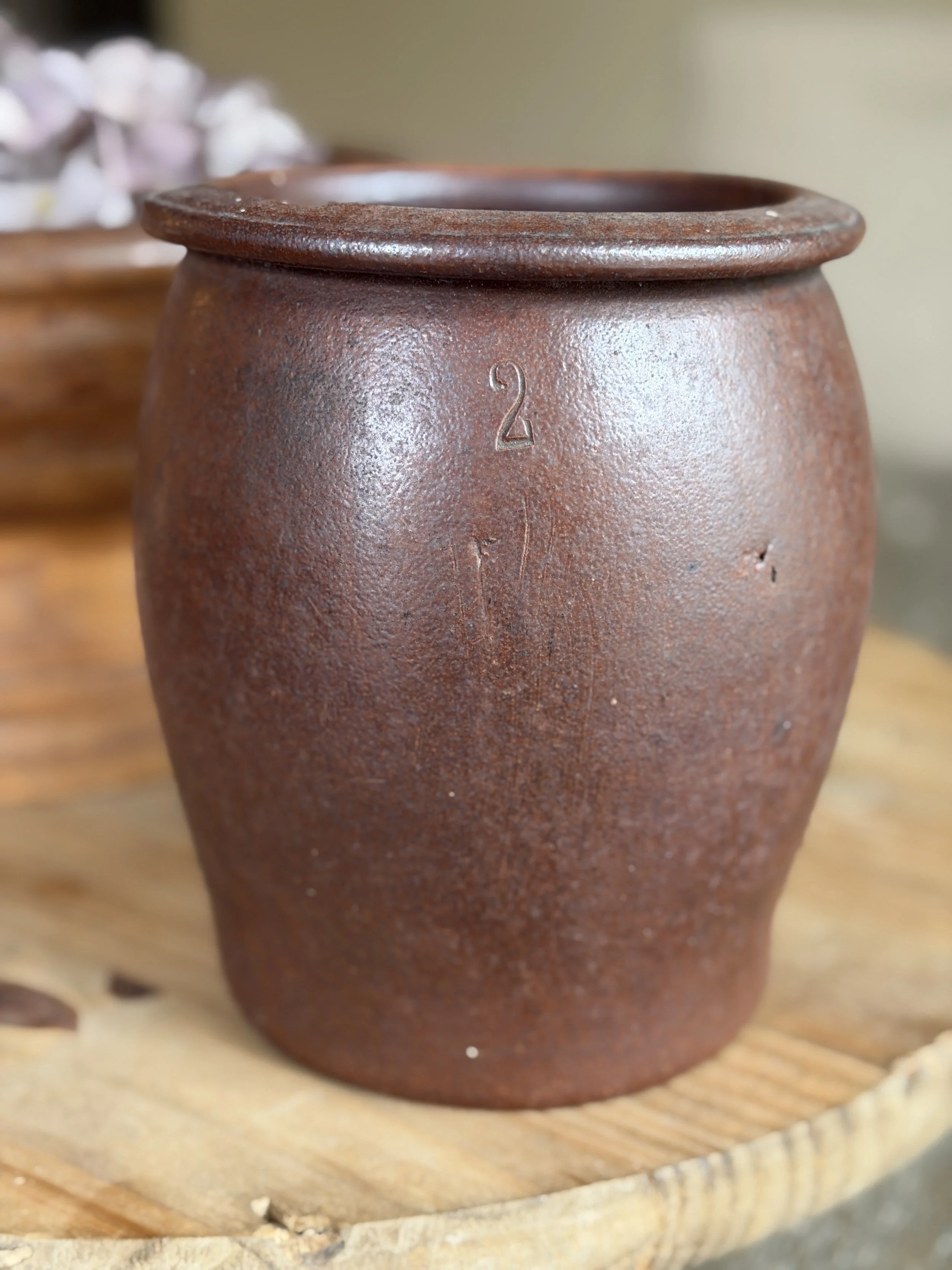 19th-Century French Antique Chocolate Confit Jar