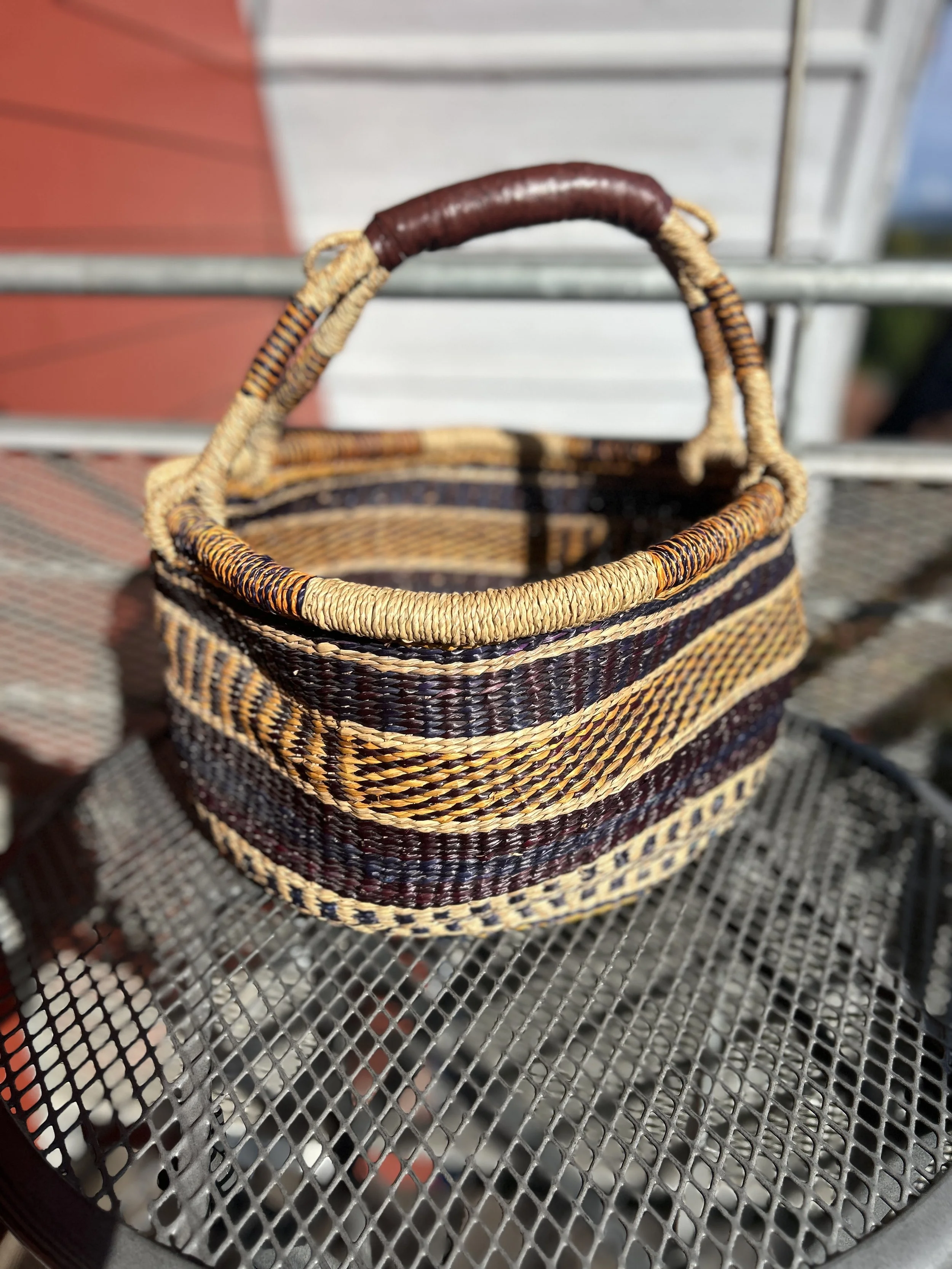Artisanal Bolga Basket from Ghana