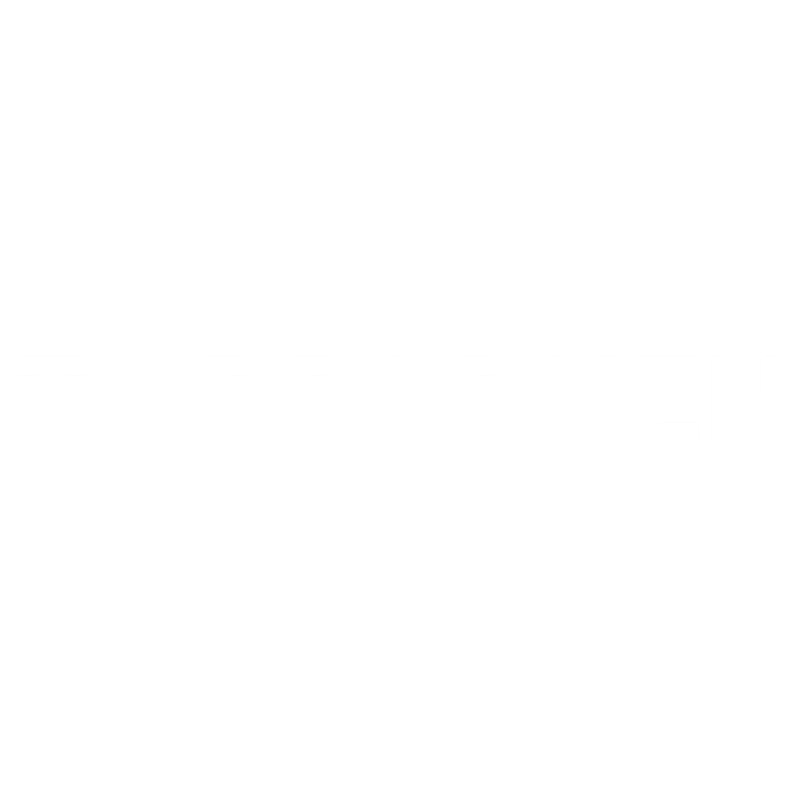 A black and white logo with the word 'TOPPARKEN' in bold letters, surrounded by a circular, geometric design.