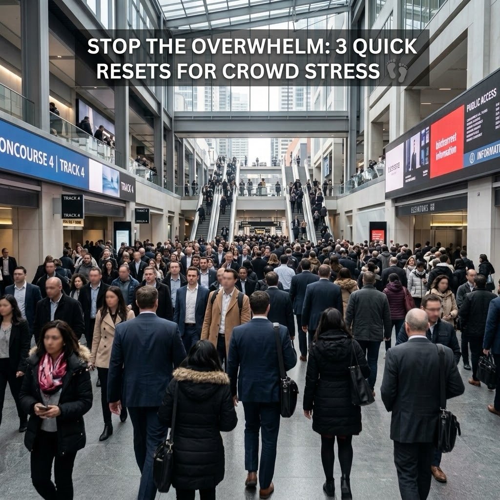 Ever feel completely drained after walking through a crowded office lobby or busy commute? 🔋➡️🪫

When an environment feels loud and overwhelming, our natural reaction is to tense up and try to &ldquo;block it out.&rdquo; But bracing against the noi
