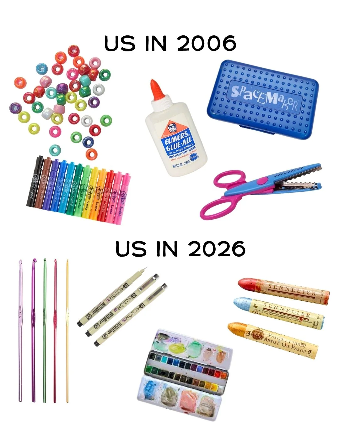 If you were a big crafty gal in 2006 then consider this your sign to return to your roots and get back to what you love! Join us at Good Practice remember the joy that comes from using your imagination.