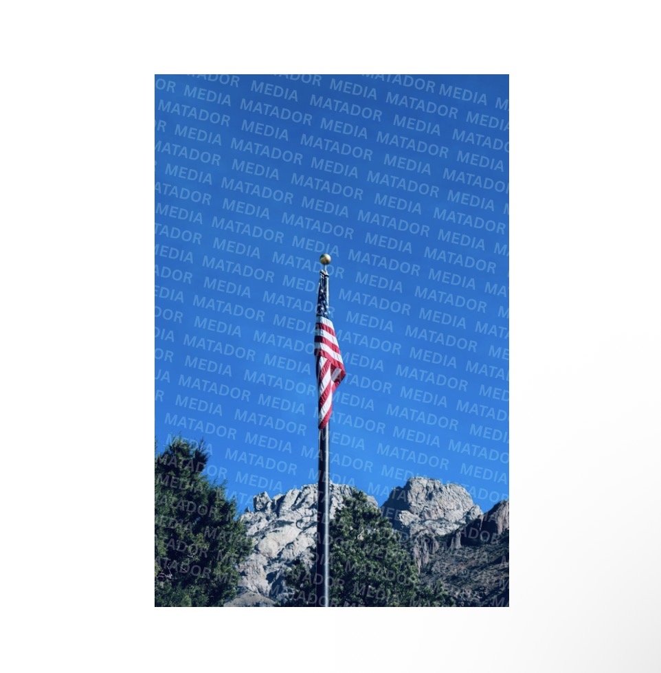 Patriotic Flag Mountain
