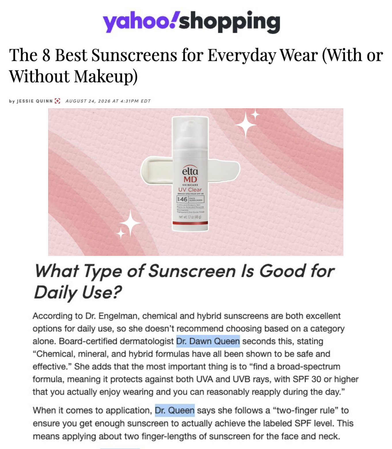 The 8 Best Sunscreens for Everyday Wear (With or Without Makeup)