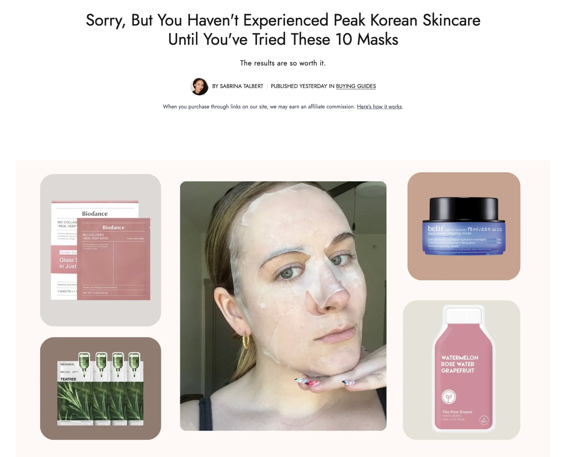 Sorry, But You Haven't Experienced Peak Korean Skincare Until You've Tried These 10 Masks