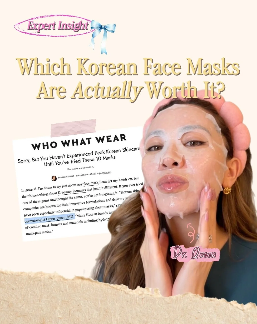 Korean face masks are everywhere, but which ones are actually worth it? 👀

Now before you ask, no, they&rsquo;re not replacements for your everyday skincare. But the right mask can give your skin an extra boost depending on what it needs.

I shared 