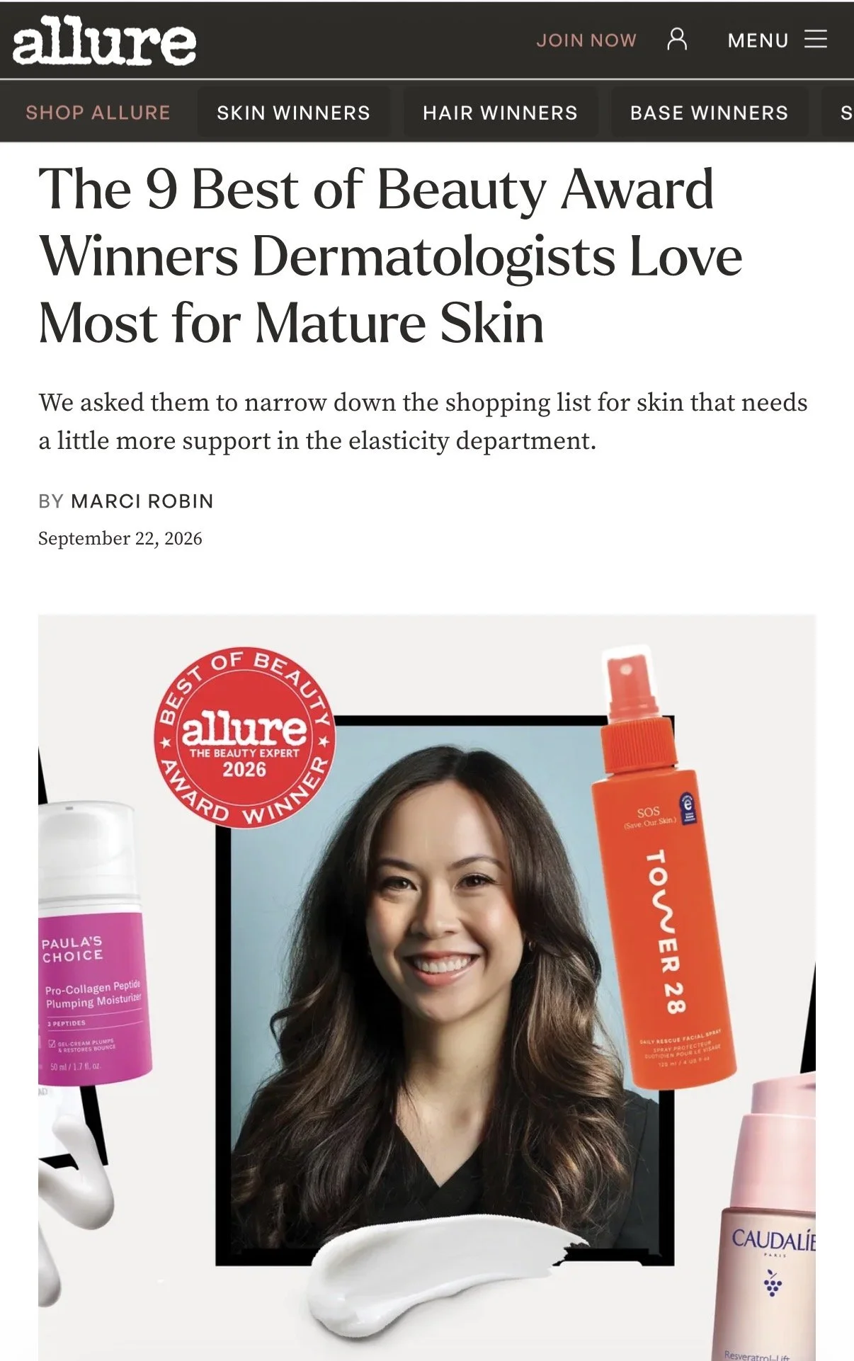 The 9 Best of Beauty Award Winners Dermatologists Love Most for Mature Skin