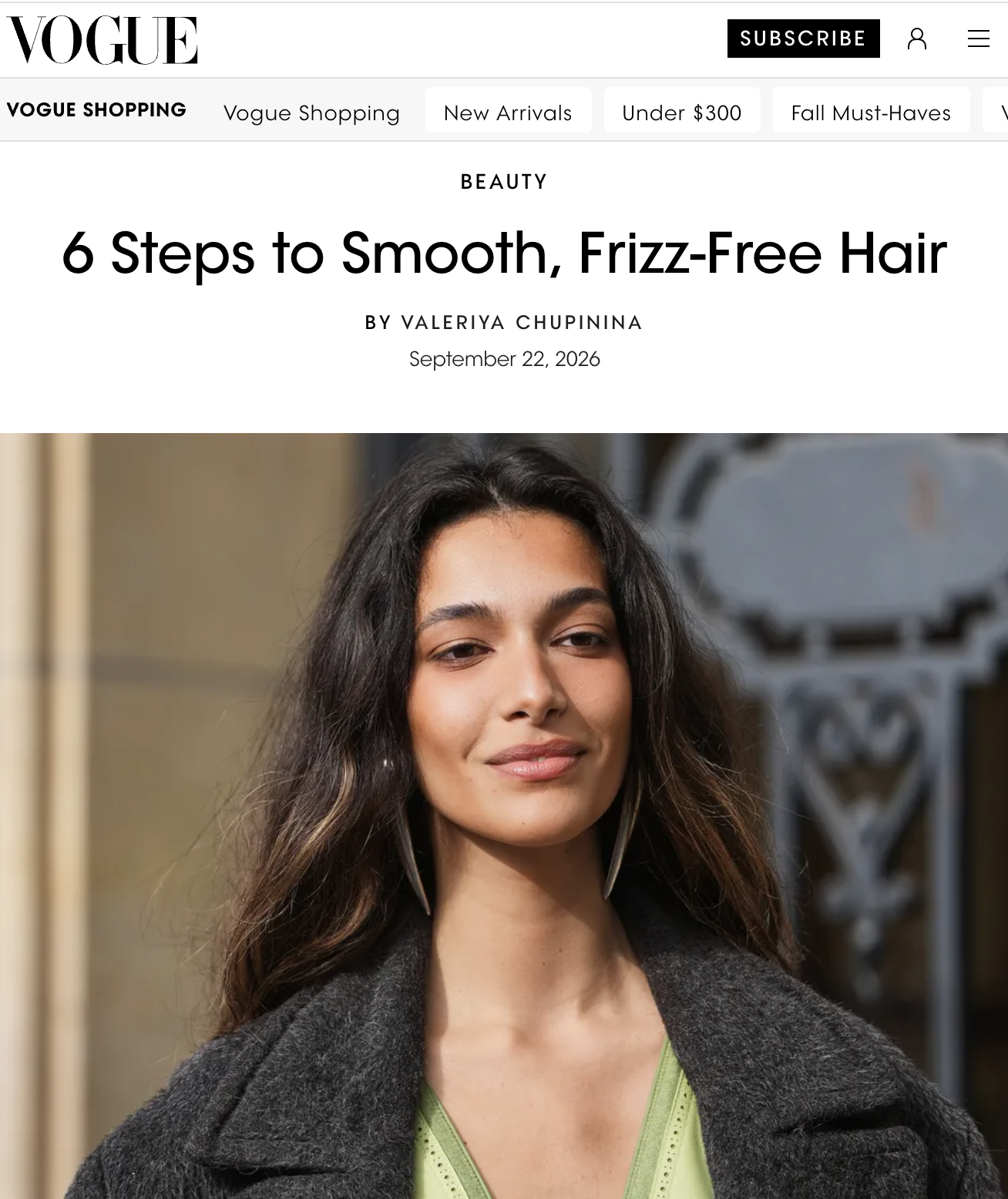 6 Steps to Smooth, Frizz-Free Hair