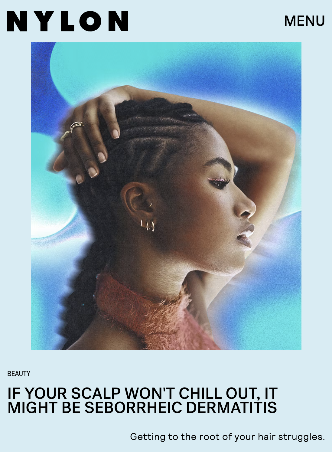 If Your Scalp Won't Chill Out, It Might Be Seborrheic Dermatitis
