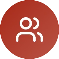 Icon of a person with a speech bubble and a cross, indicating a disabled or unavailable user profile.