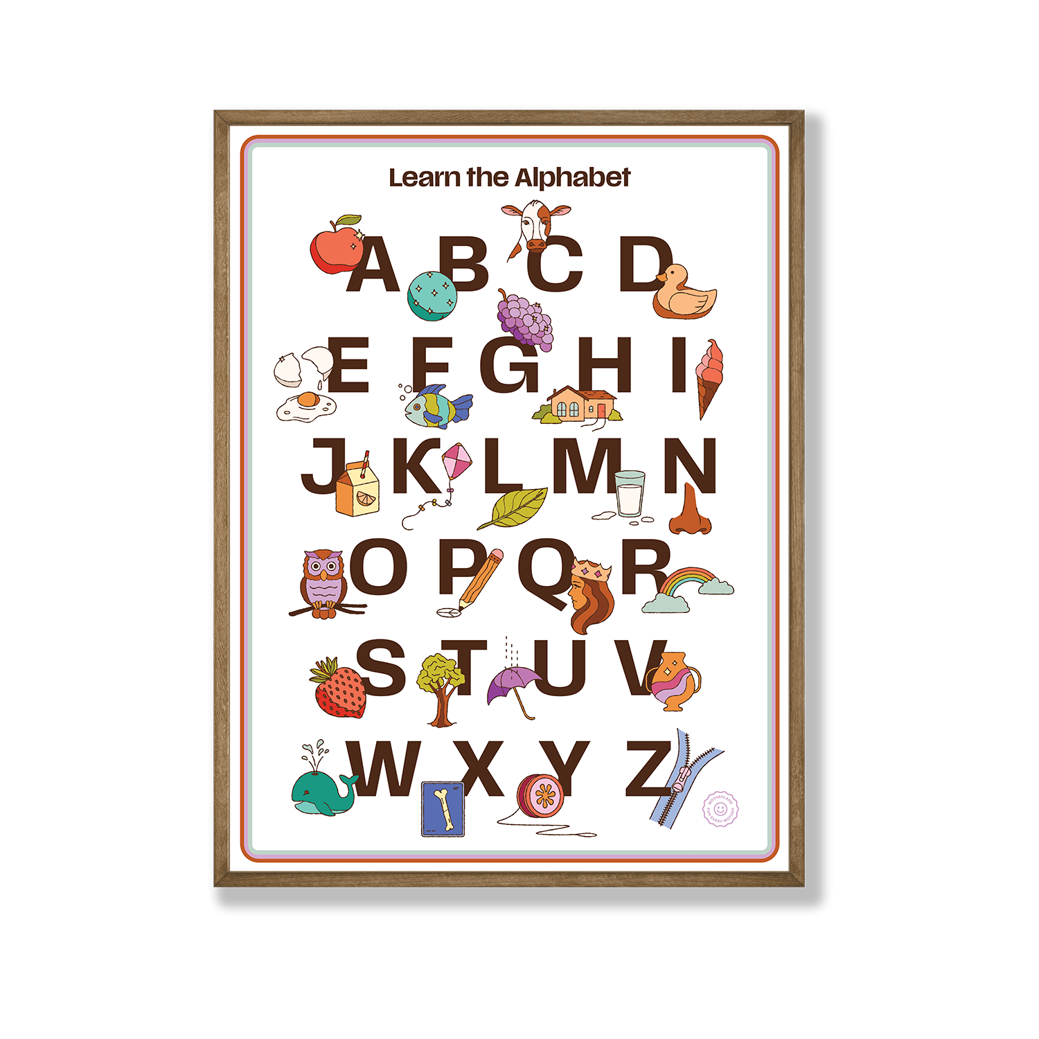 Learn the Alphabet Poster