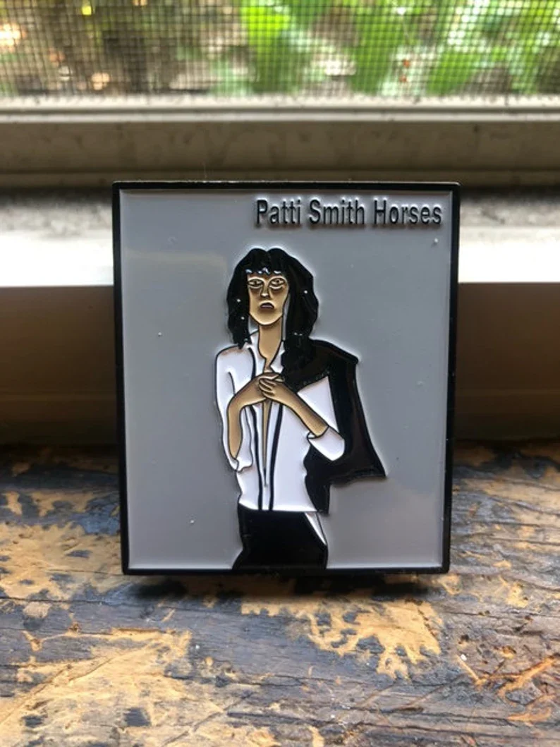 Patti Smith Enamal Pin