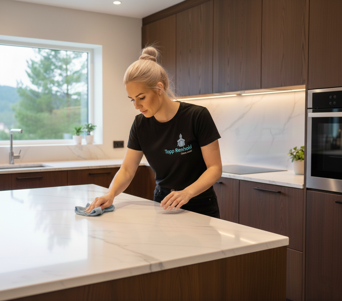 Fast renhold for private hjem