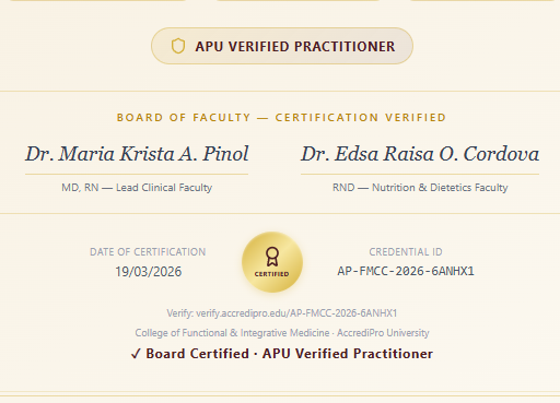 Functional Health Practitioner Certification