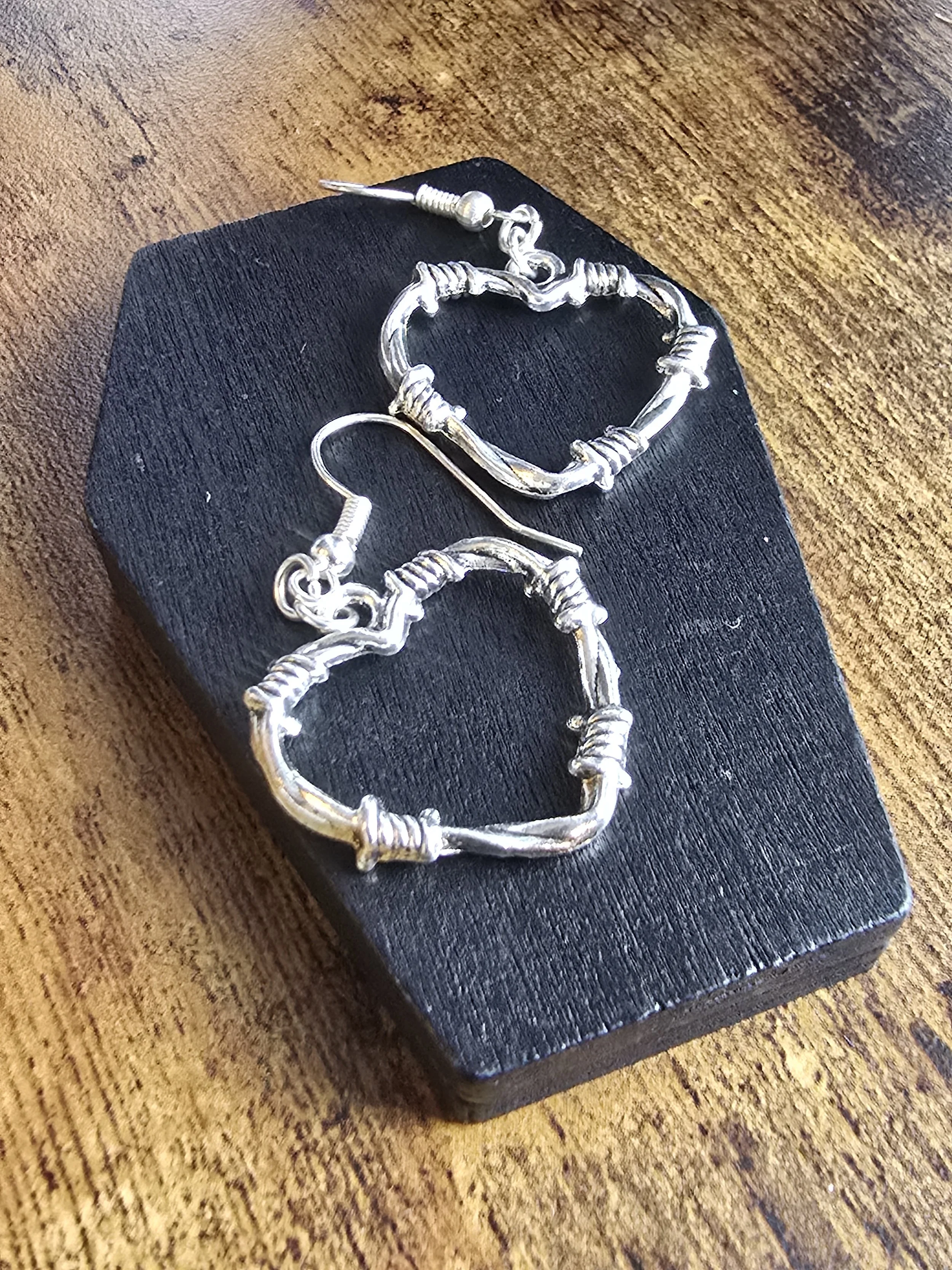 Barbed Heart Earrings