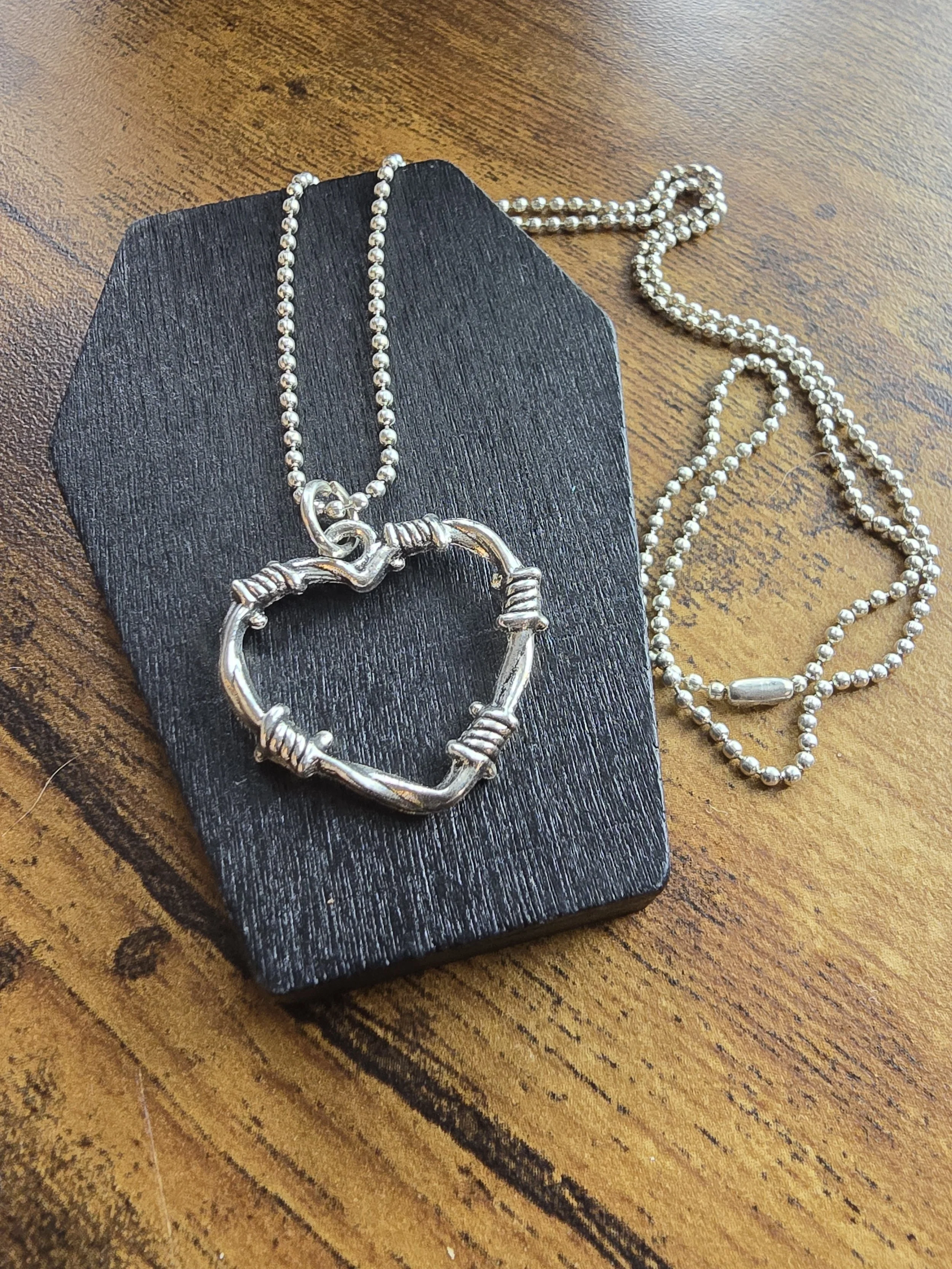Barbed Heart Necklace