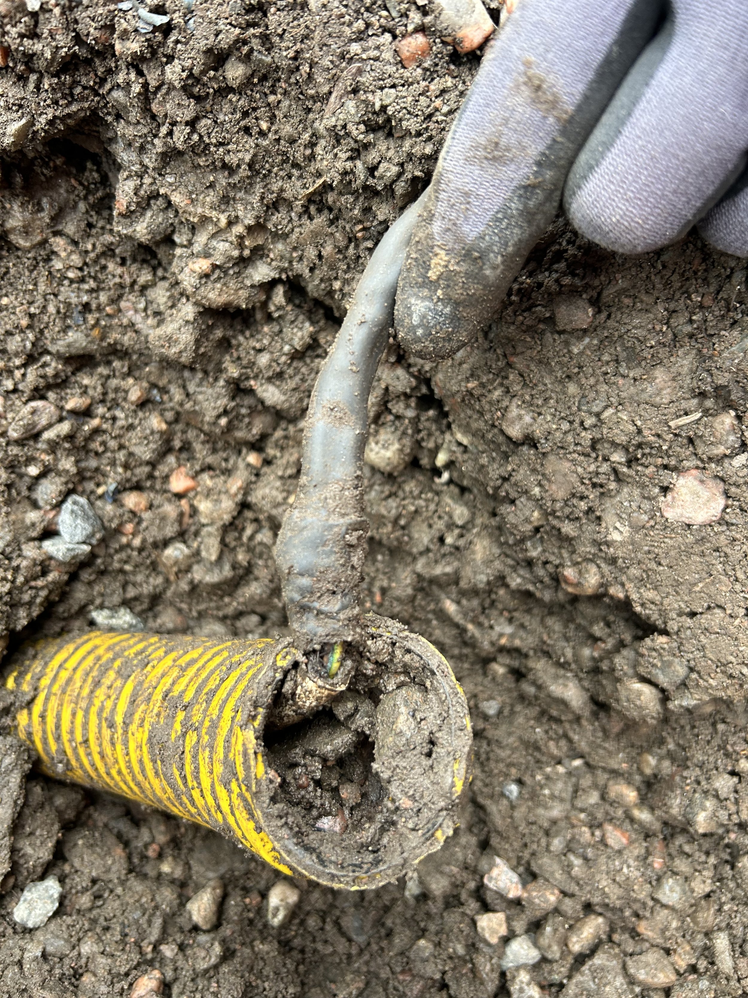 Felsökning av jordfel i ledning