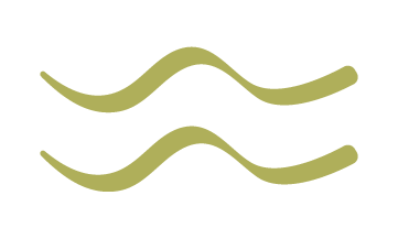 Two wavy, parallel lines on a black background.