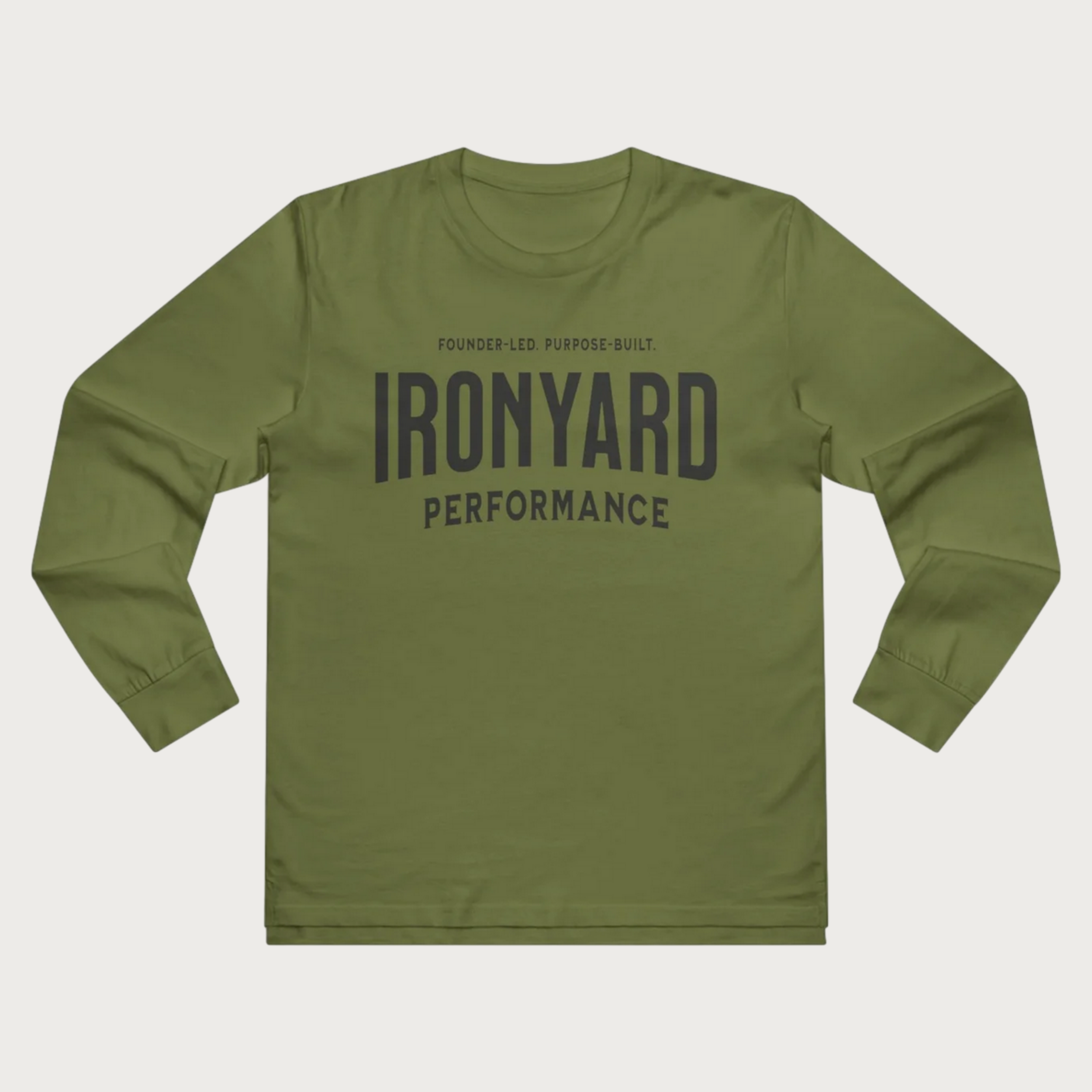 Foundation Long Sleeve Tee — OD Green