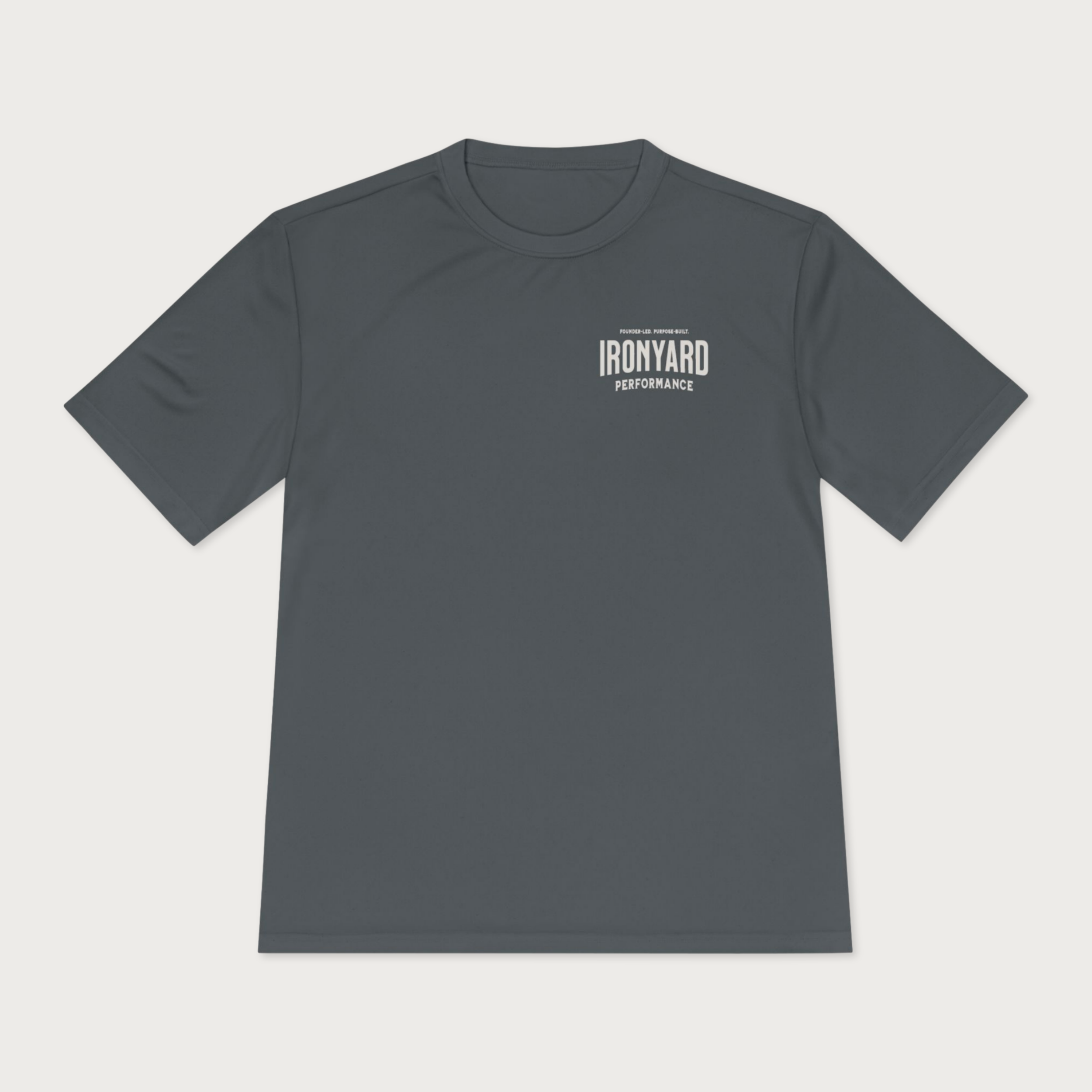 Ironyard Performance Moisture-Wicking Tee — Gun Metal