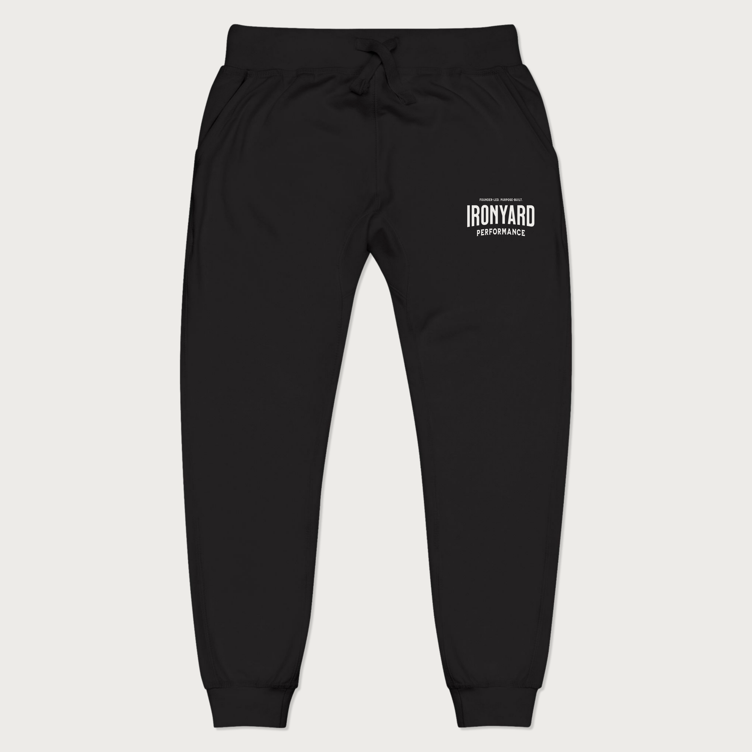 Foundation Fleece Sweatpants — Iron Black