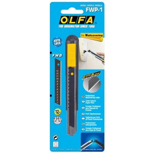 Cutter 12.5mm olfa fwp-1 lame noir