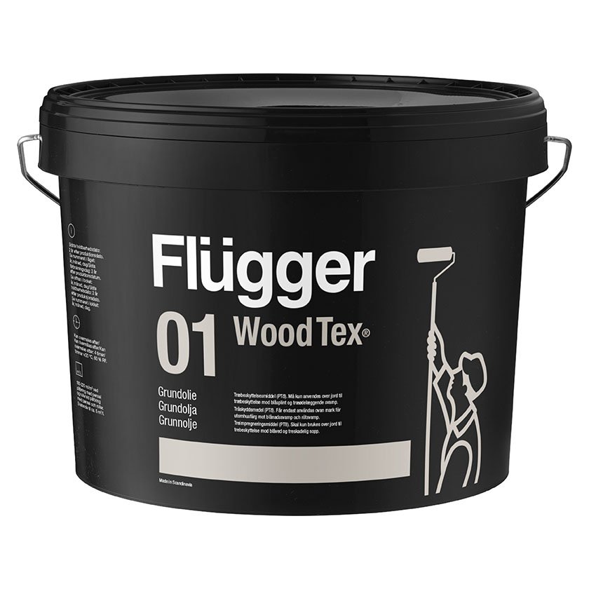 Wood tex 01 Huile pour bois brut extérieur — Flügger