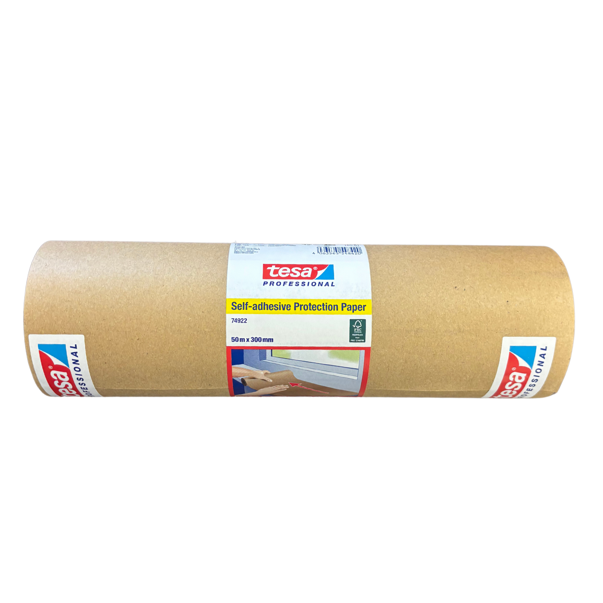 Kraft self-adhesive