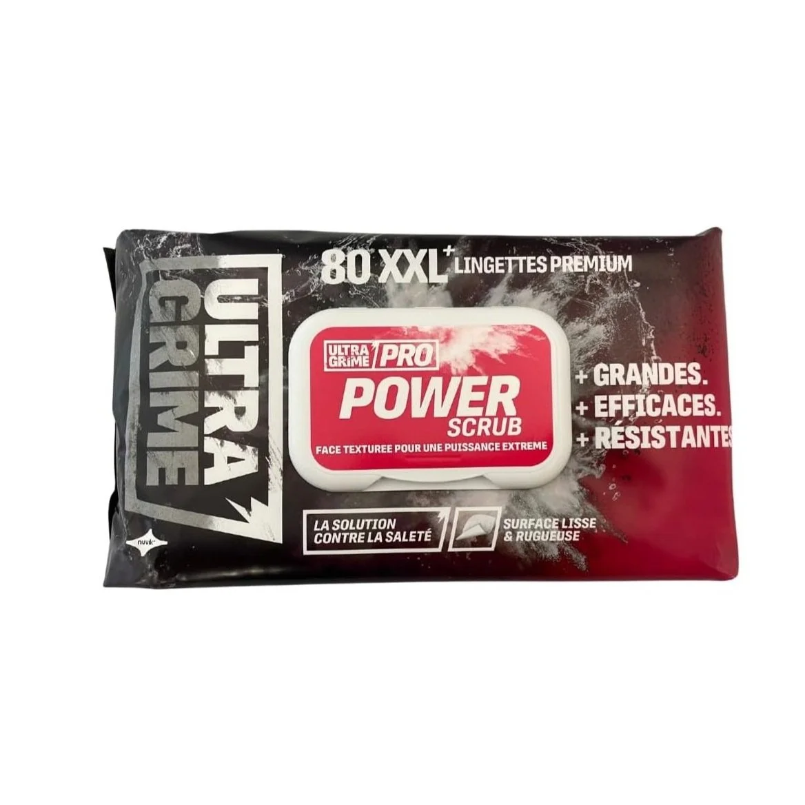 Lingettes premium ultra grime rouge