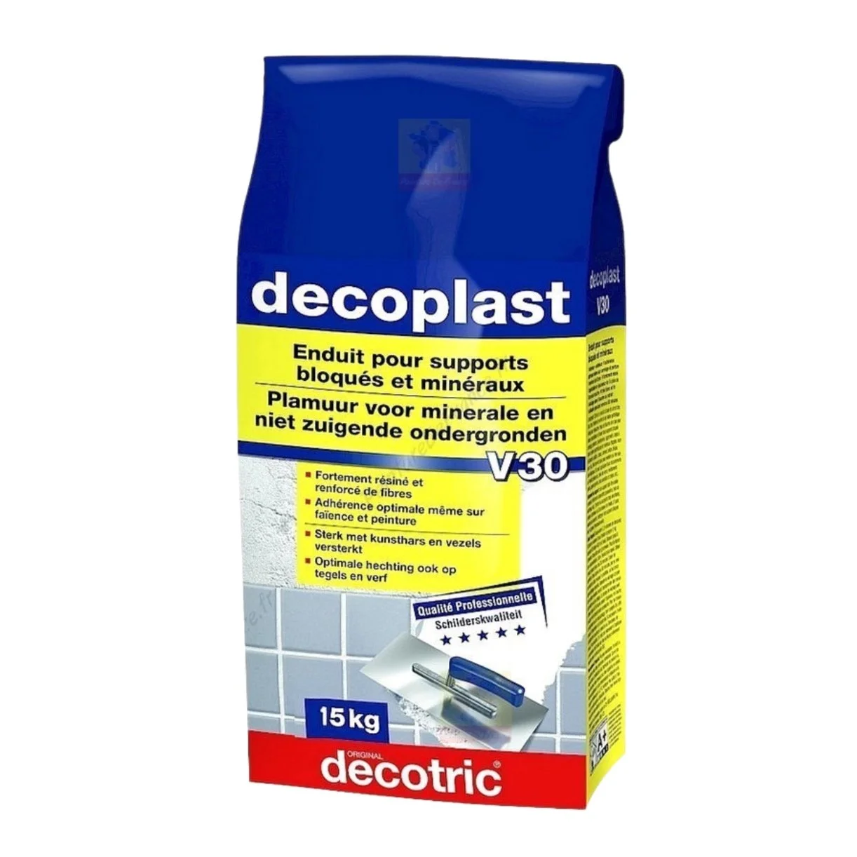 Decoplast V30 - Enduit en poudre fibré et résiné