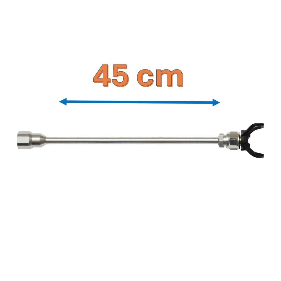 Rallonge buse 45 cm avec support buse 7/8" G