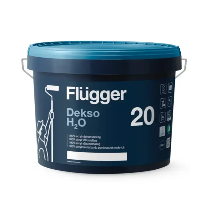 Dekso 20 H2O peinture brillante intérieur — Flügger