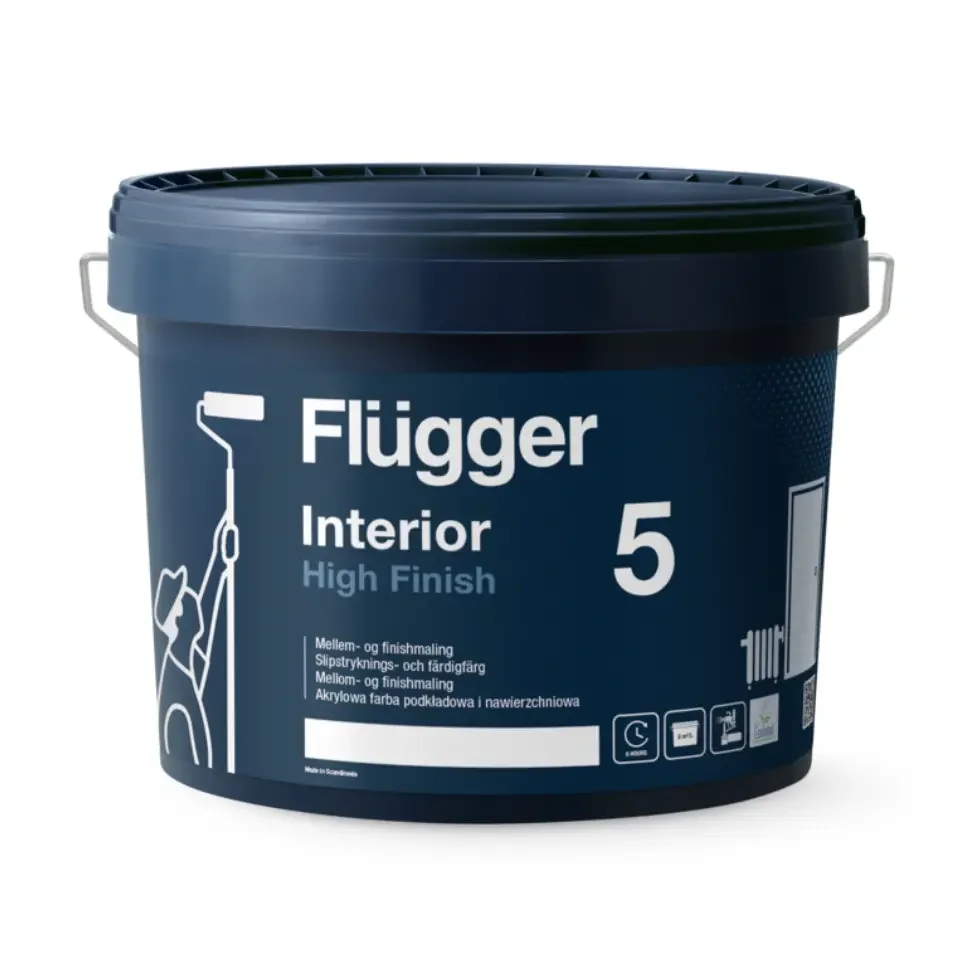 Interior high finish 5 mat Laque acrylique pour boiserie intérieur