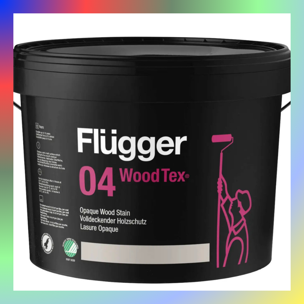 Wood tex 04 Lasure opaque pour boiserie extérieur couleur — Flügger