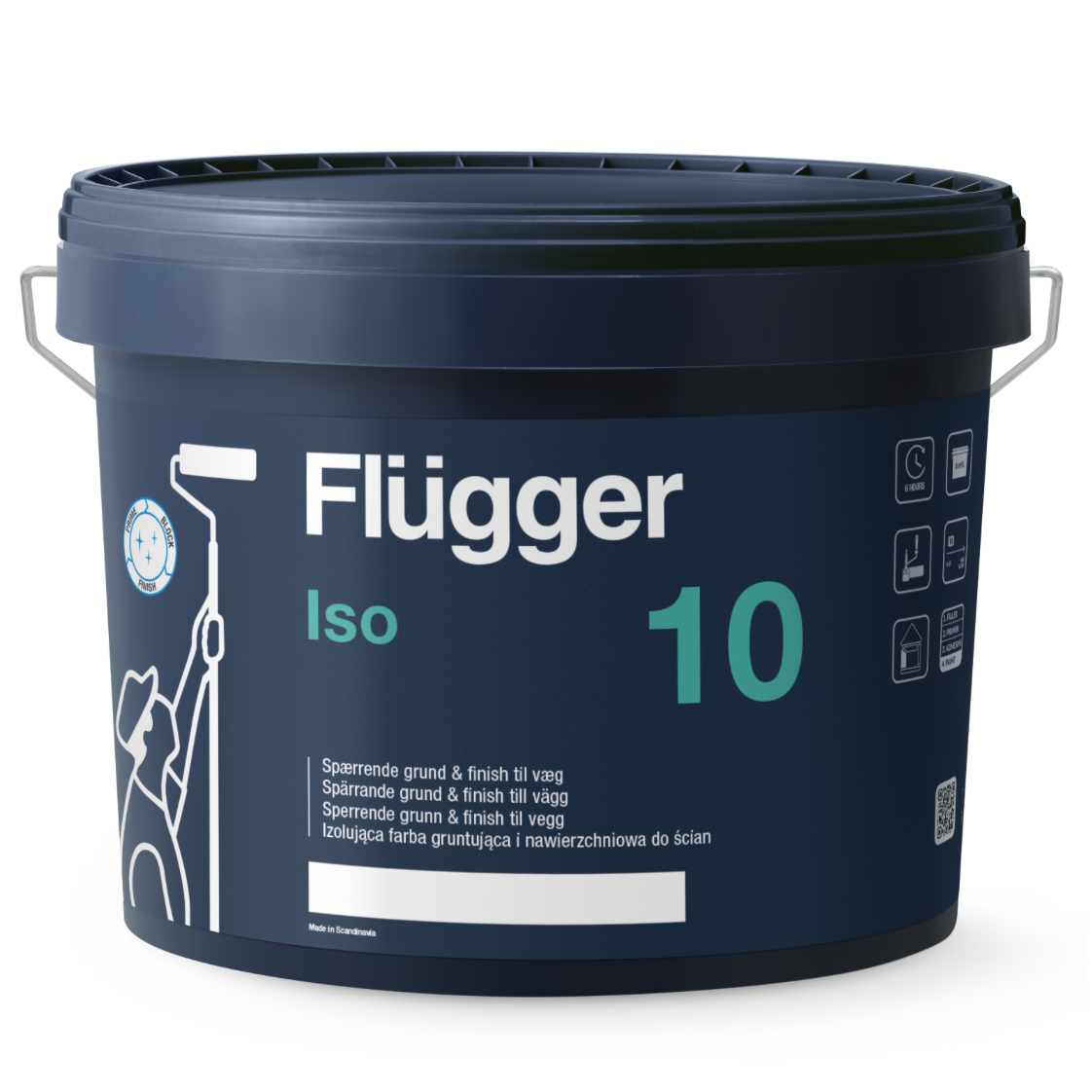 Iso 10 Peinture isolante et finition satinée intérieur — Flügger