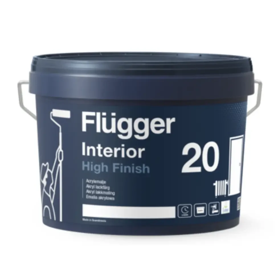 Interior high finish 20 satin Laque acrylique satinée pour boiserie intérieur