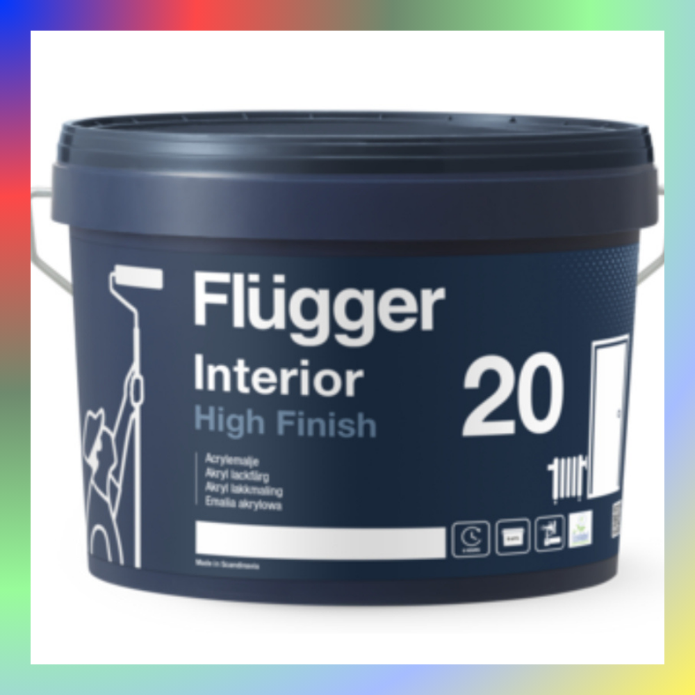 Interior high finish 20 satin Laque acrylique satinée pour boiserie intérieure couleur