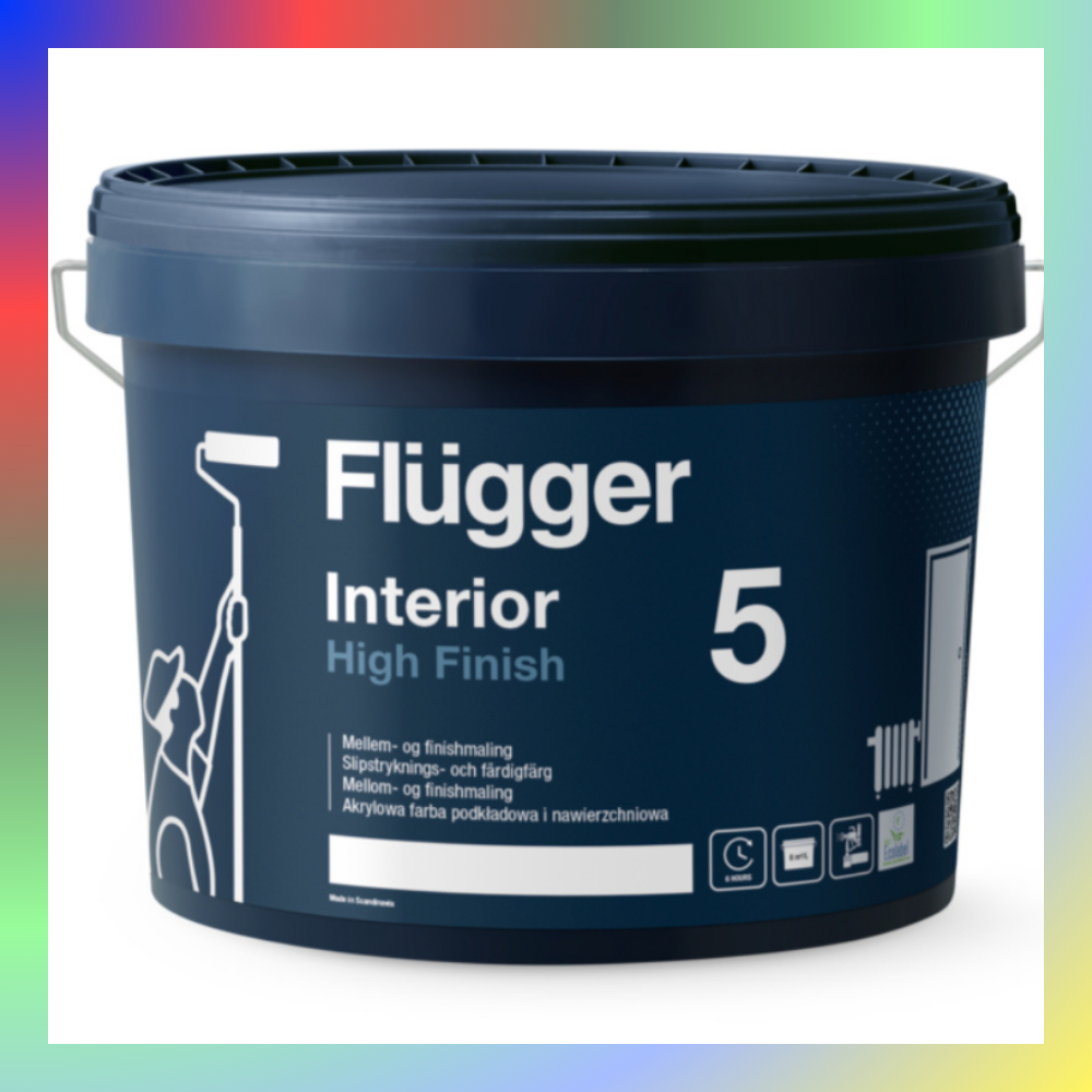 Interior high finish 5 mat Laque acrylique pour boiserie intérieur couleur