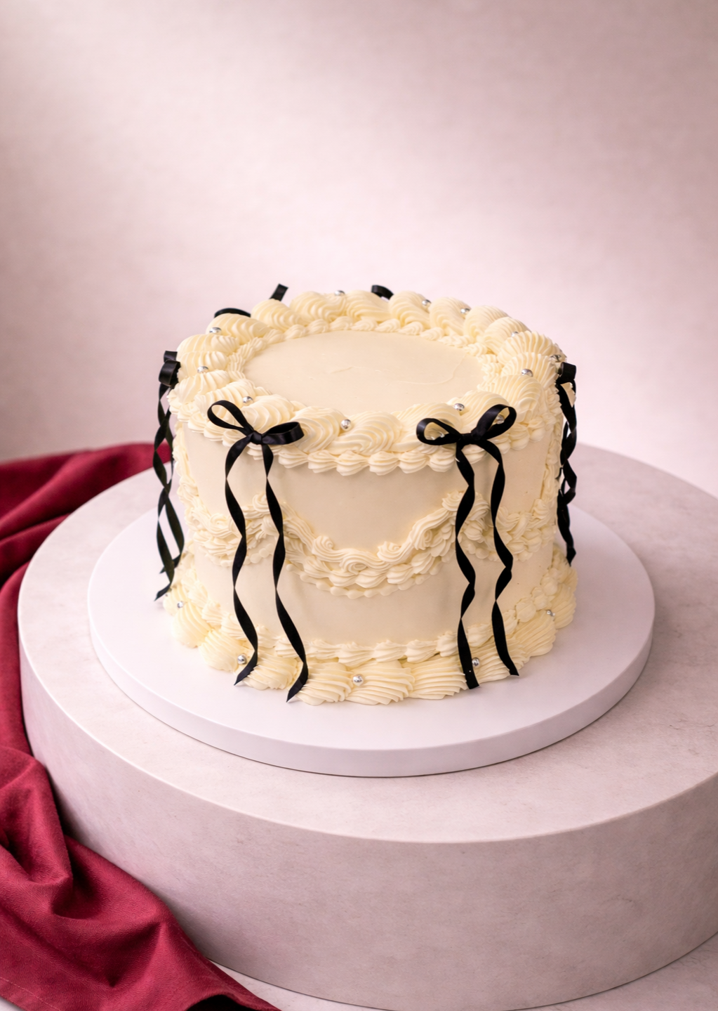 The Noir Ribbon Cake