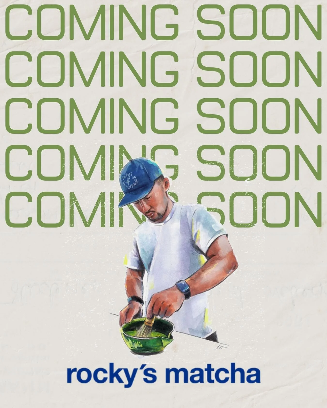 Reunion &times; Rocky&rsquo;s Matcha
Available starting 12/6 🍵