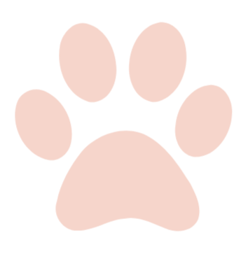 Pink paw print