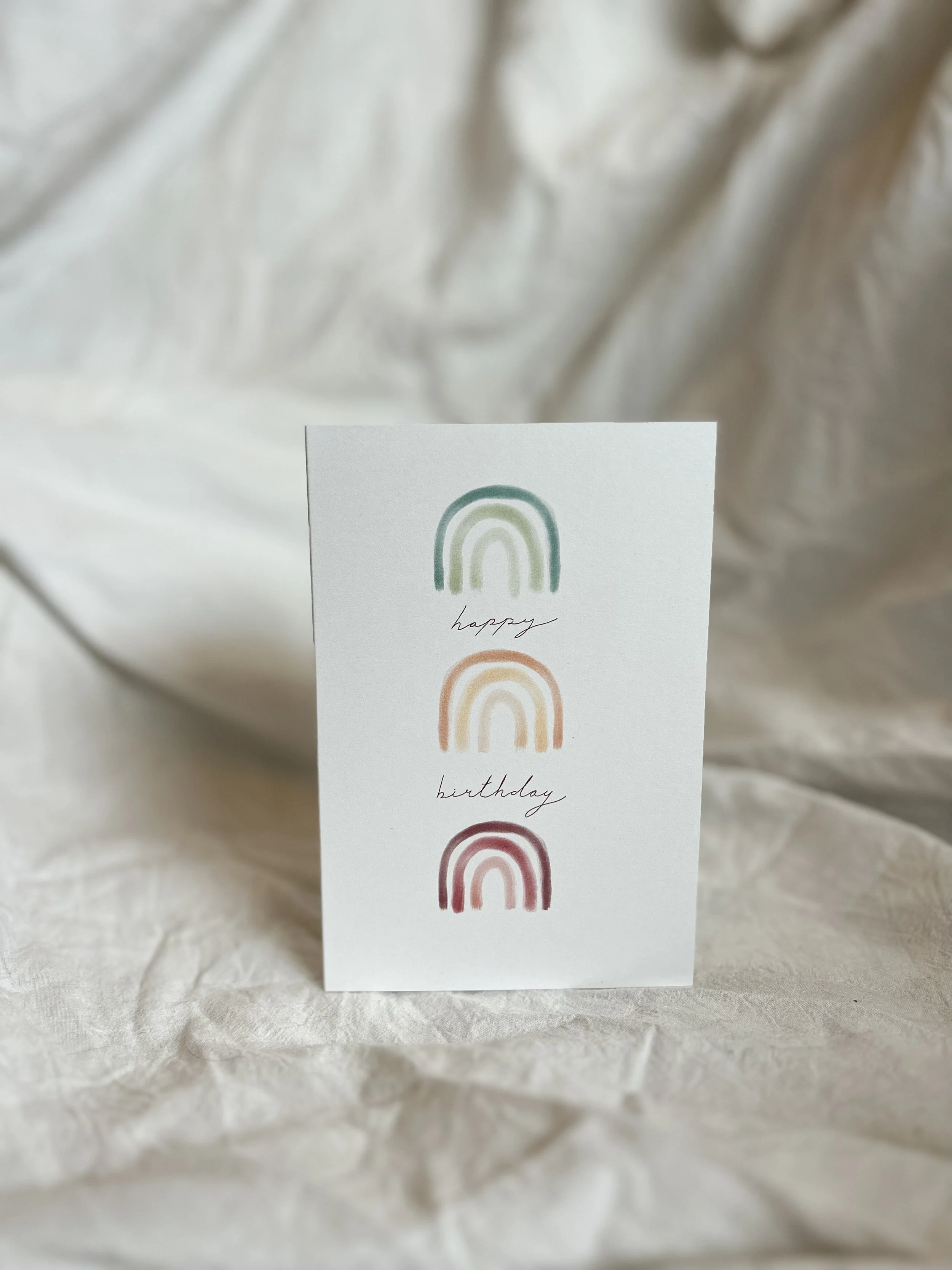 Rainbow Birthday Card