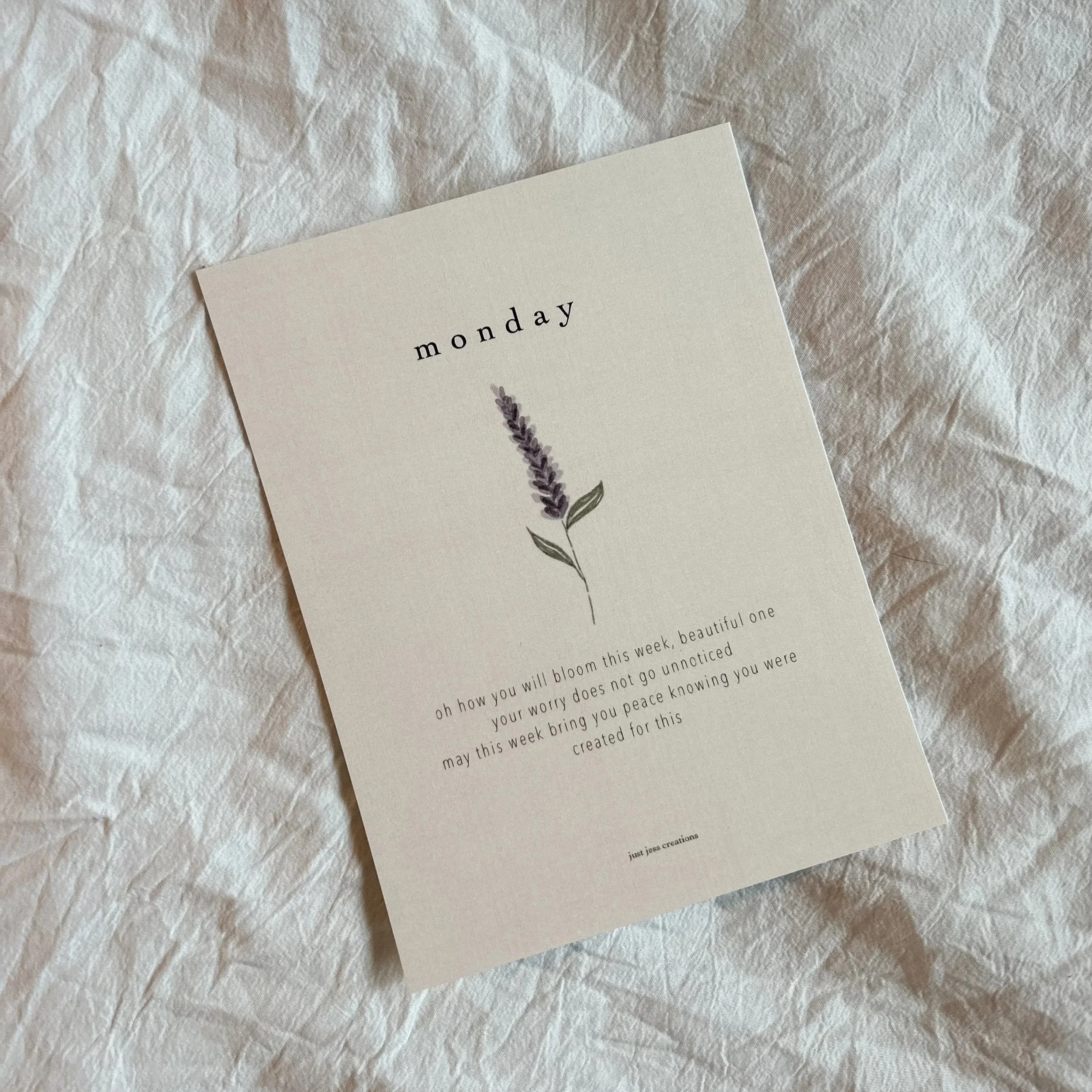 Day of the Week Encouragement Cards