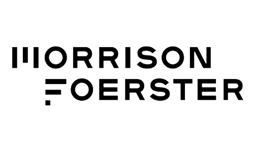 Text displaying the names 'Harrison' and 'Foerster' in outlined, modern font on a black background.