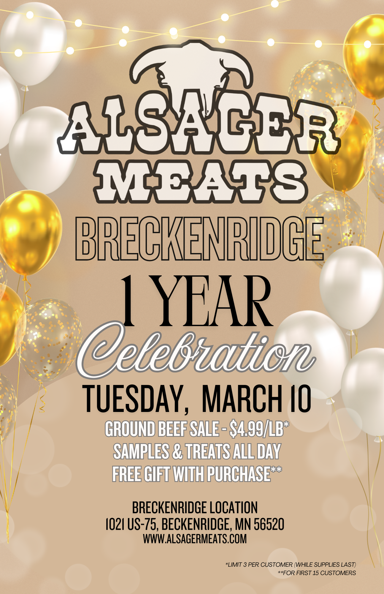 Breckenridge 1 Year Anniversary Celebration