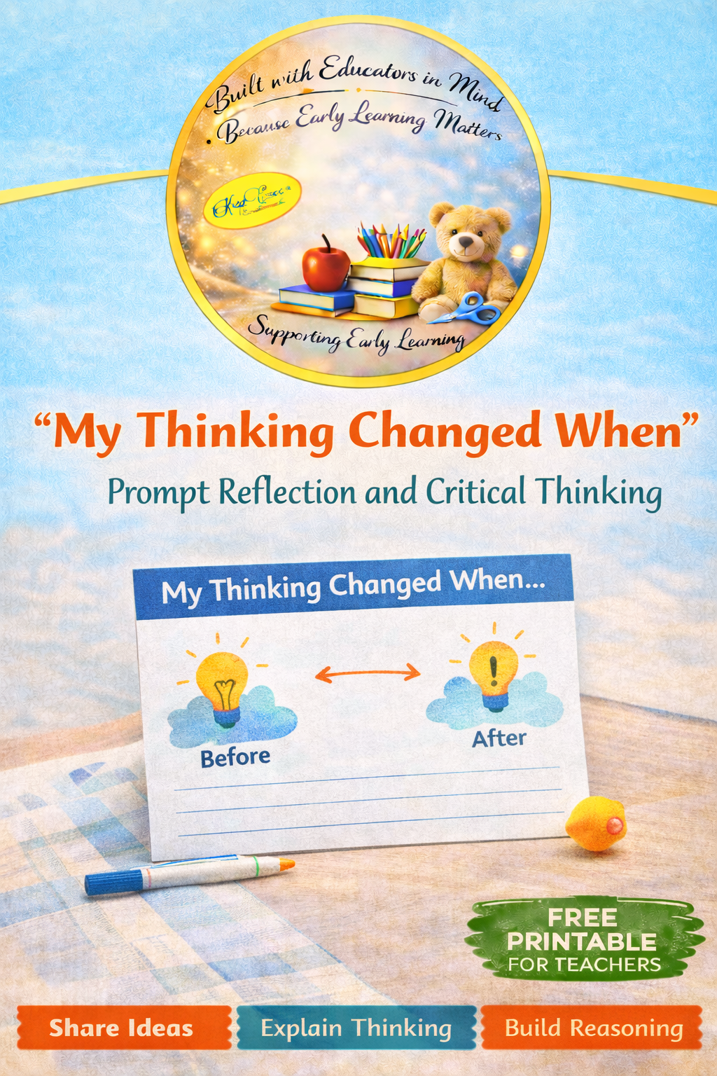 My Thinking Changed When…